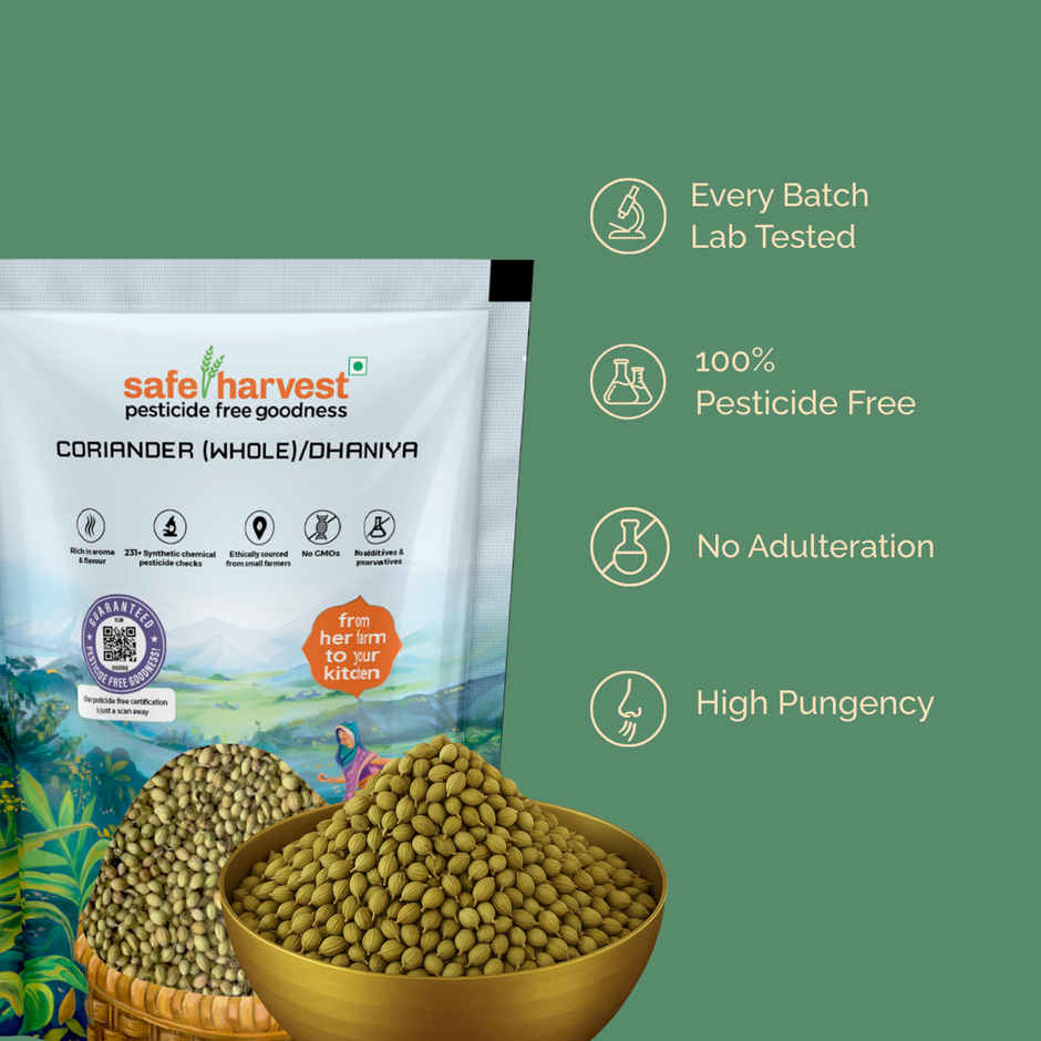Safe Harvest Pesticide-Free Coriander Seeds