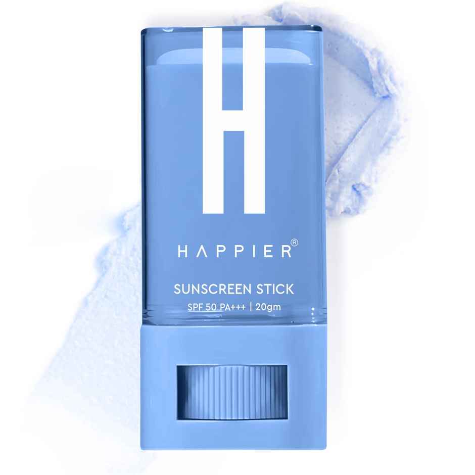 Happier Matte Sunstick SPF 50+ PA+++ With New Gen UV Filters | Cooling Sunscreen Stick