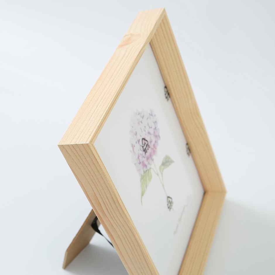 Kuber Industries Photo Frame | Horizontal & Vertical | Crystal Clear Glass | 16.7x21.8 CM|Natural