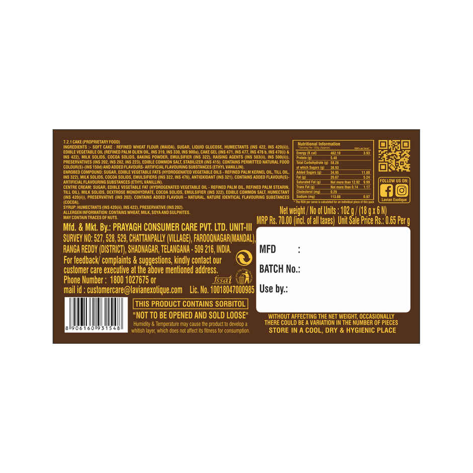 Lavian Exotique Creme Bakes