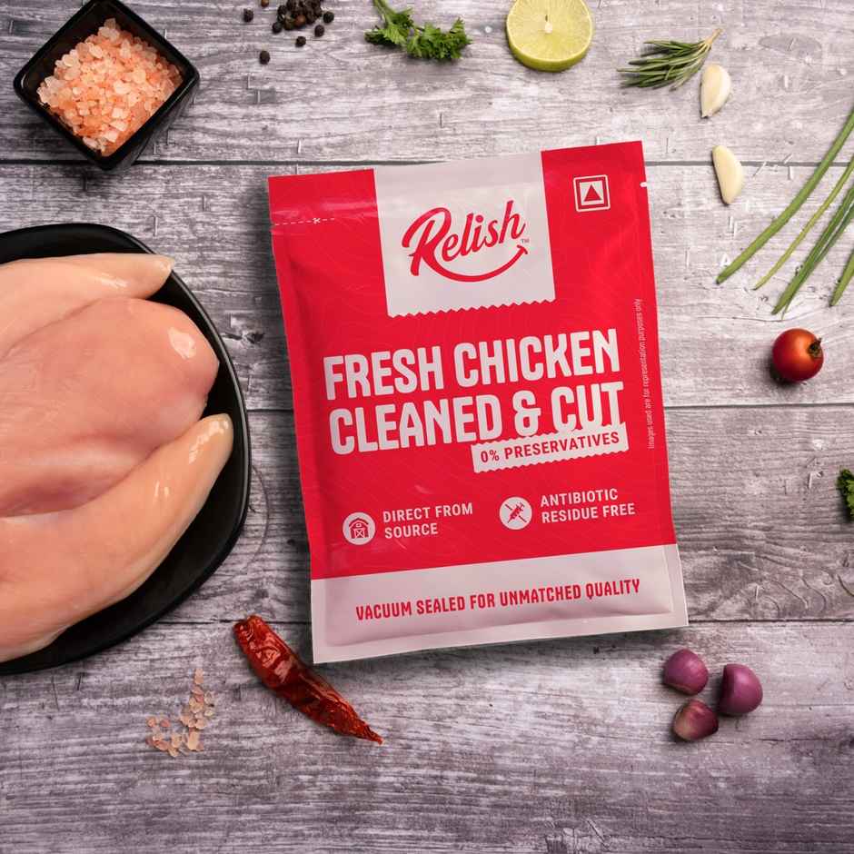 Relish Chicken Breast Boneless (500g) and Zoff Marinde Mix Tandoori Chicken (25g) Combo   