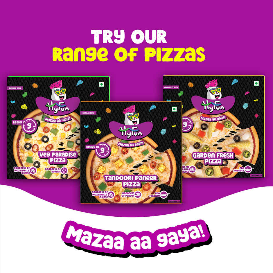 HyFun Margherita Pizza, Cheesy Snack | Frozen