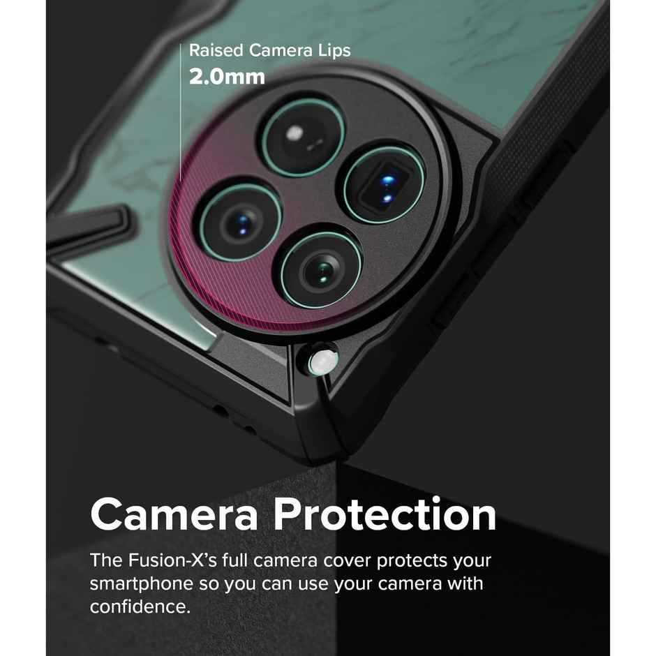 Ringke Oneplus 12 5g Back Cover Case | Fusion - X - Black