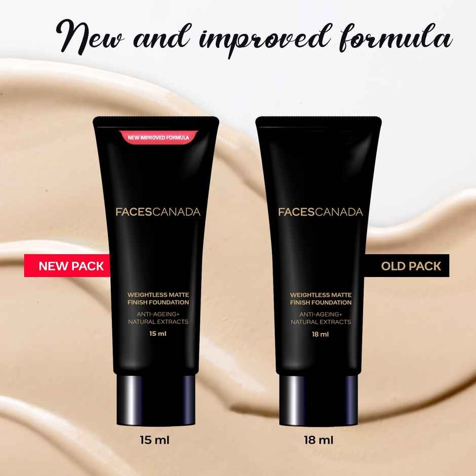 Faces Canada Weightless Matte Finish Foundation - Beige