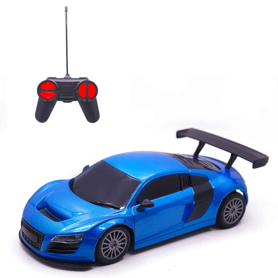 Race N Roll 1:24 Rechargeable Hi Speed Mini Remote Control Car - Aud Blue