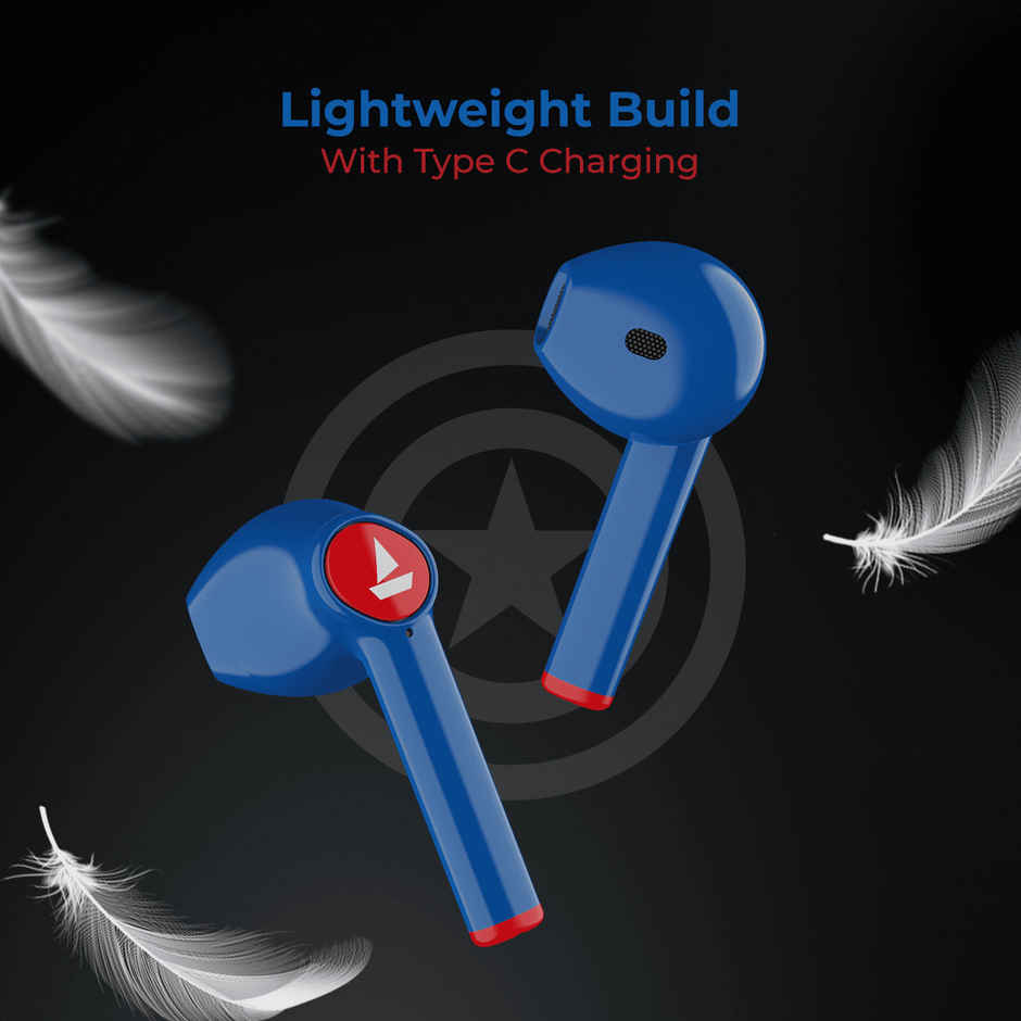 boAt Airdopes 131 TWS Earbuds w/ 60 Hrs Playtime, ASAP Charge, 13mm Drivers & BTv5.1 - Captain's Blue