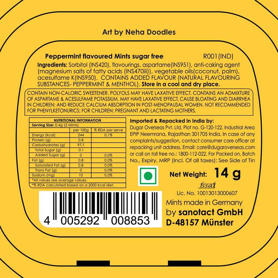 Impact Sugar Free Mint -Desiner Edition