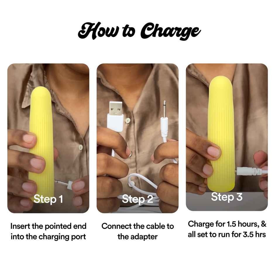 Bold Care Rush 6 Bullet Targeted Electric Rechargeable Waterproof Massager