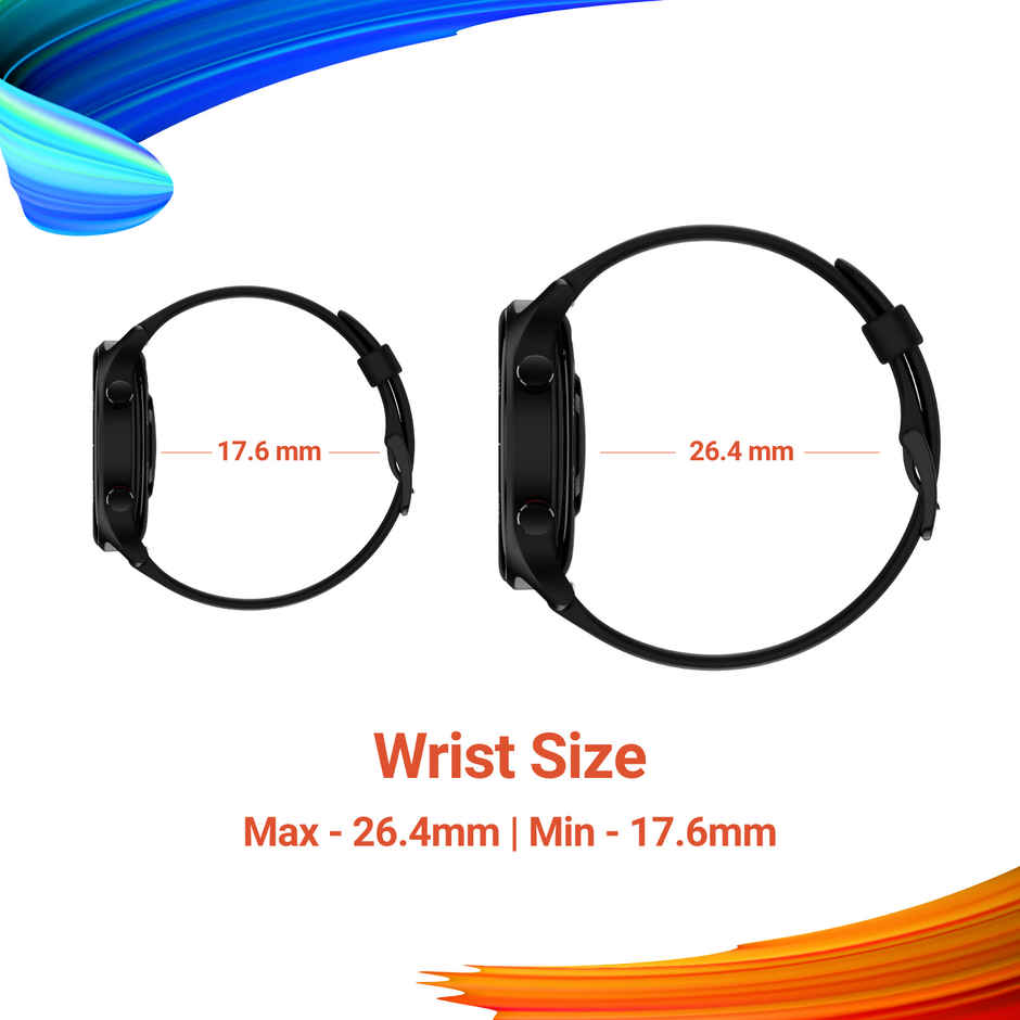 Noise NoiseFit Twist Smartwatch - Jet Black