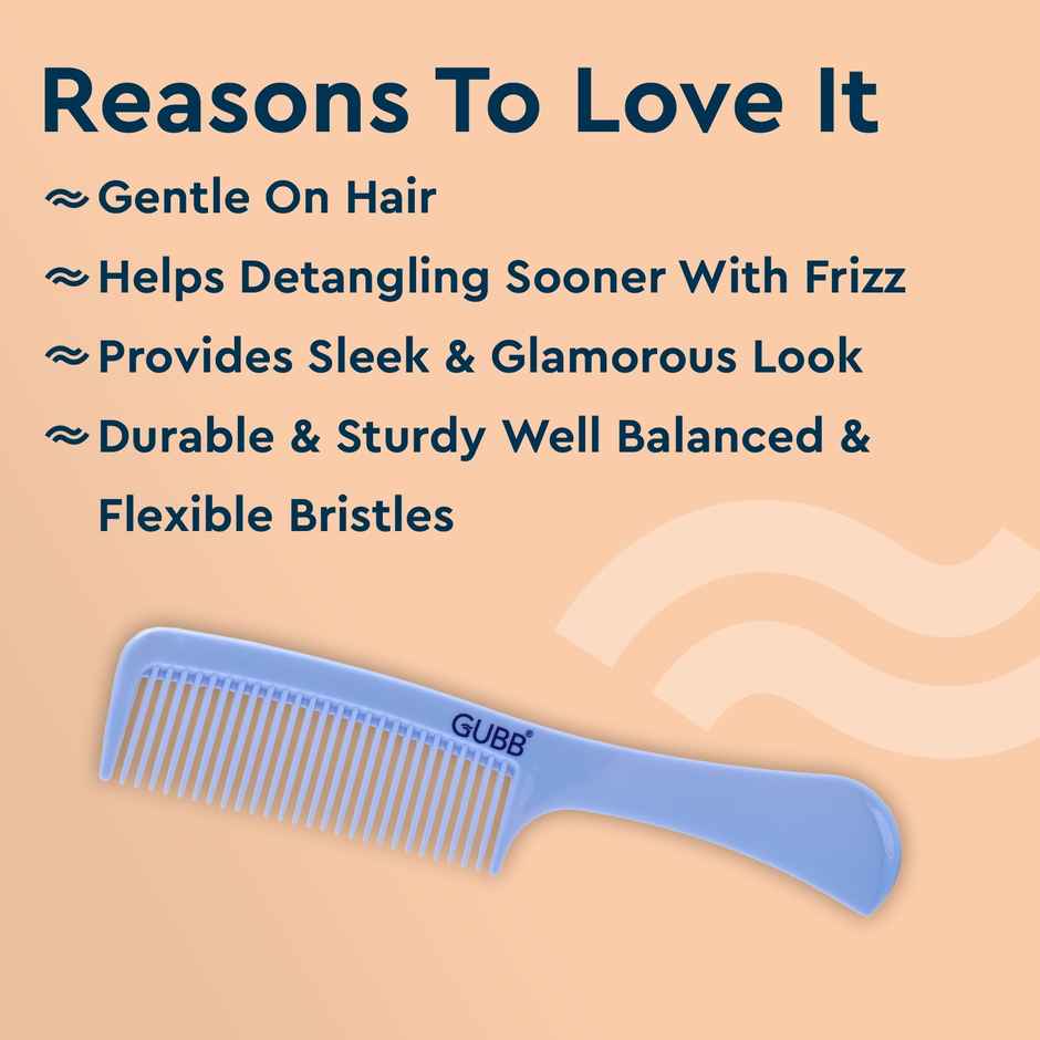 Gubb Detangling Hair Comb | Santorini Hues