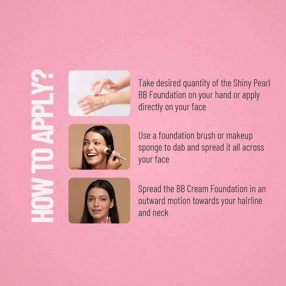 Swiss Beauty Shiny Pearl Water Drop Blemish Balm BB Foundation - 01