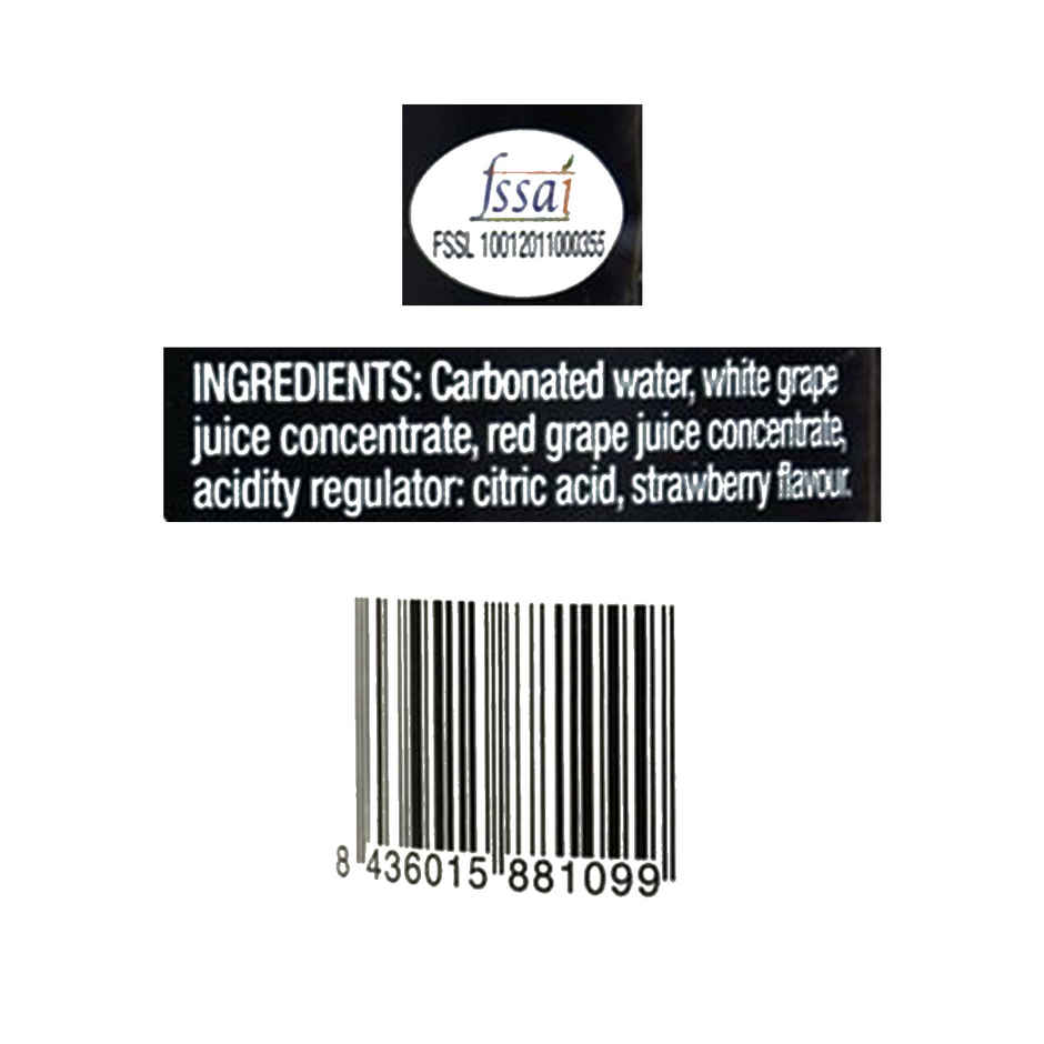 Fiesta White Grape and Red Grape Sparkling Juice