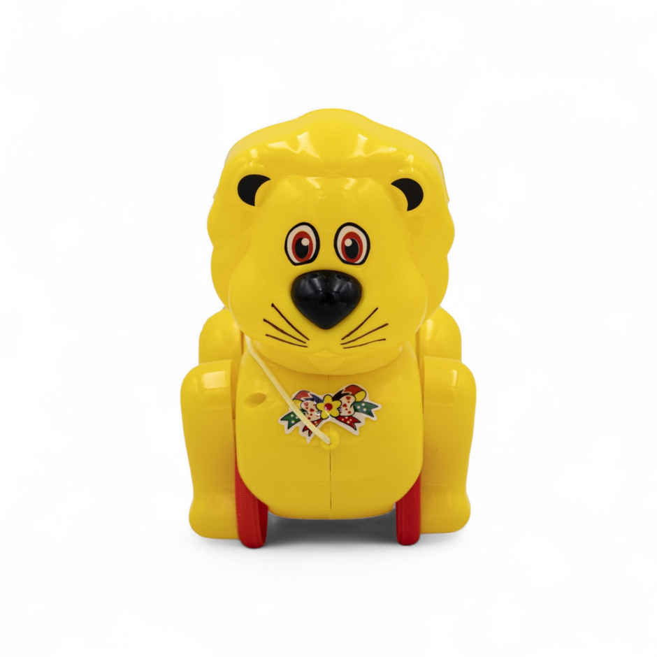 Toybharat Circus Lion Pull Along Toy | Colorful Gift for Toddlers | Assorted