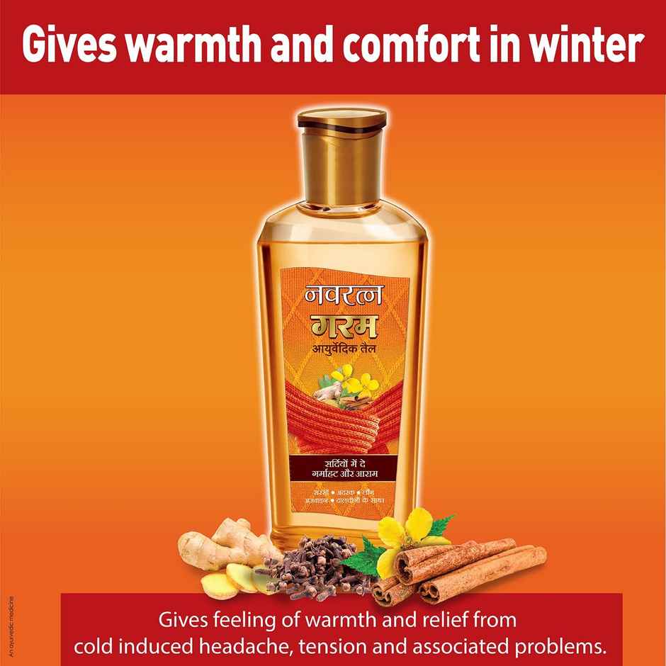 Navratna Ayurvedic Oil Garam