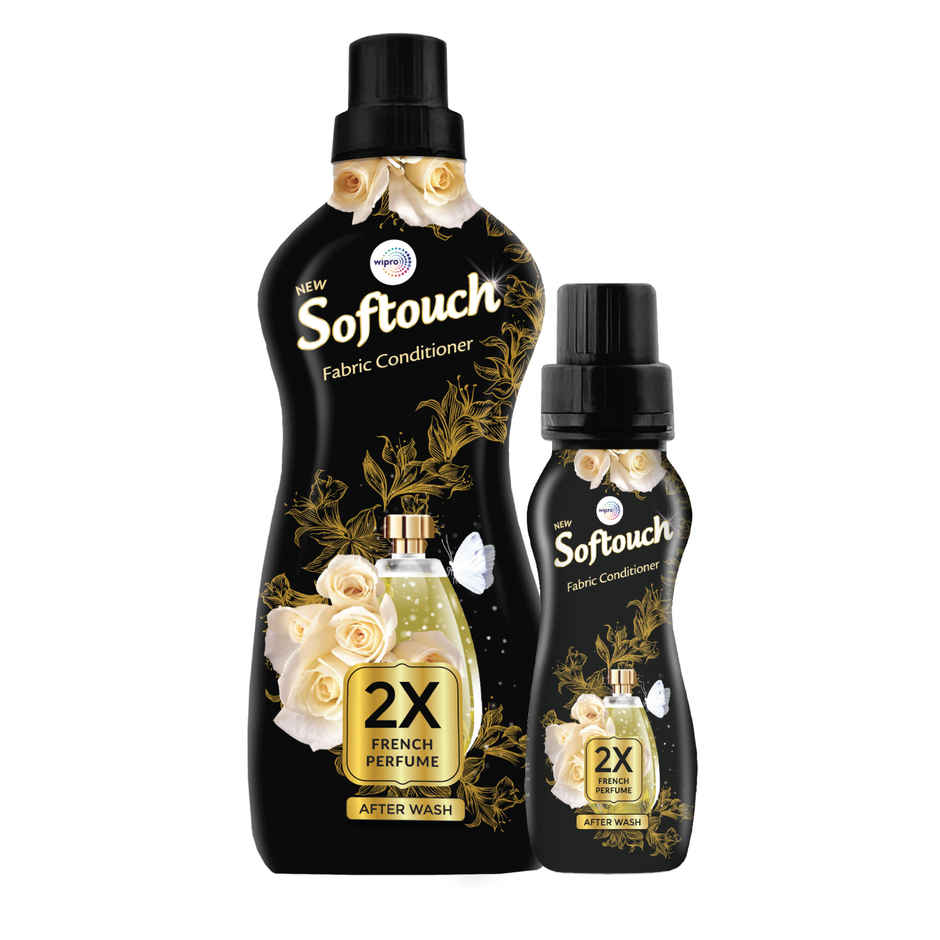 Softouch Rose and Jasmine 2X French Perfume After Wash Fabric Conditioner