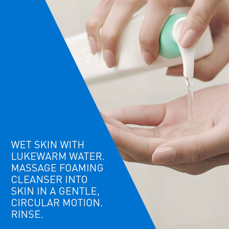 CeraVe Foaming Cleanser Face Wash For Oily Skin With Hyaluronic Acid, Ceramides & Niacinamide