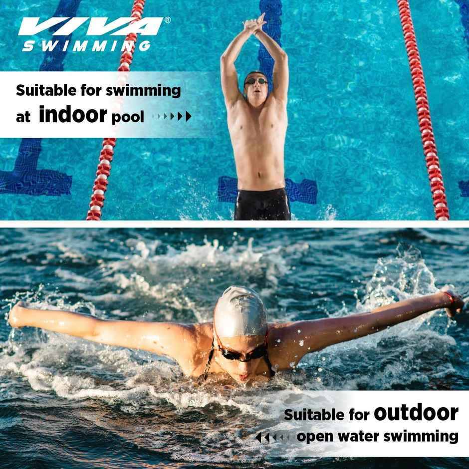 Vector X Viva Sports 200 Swimming Goggles (Black)