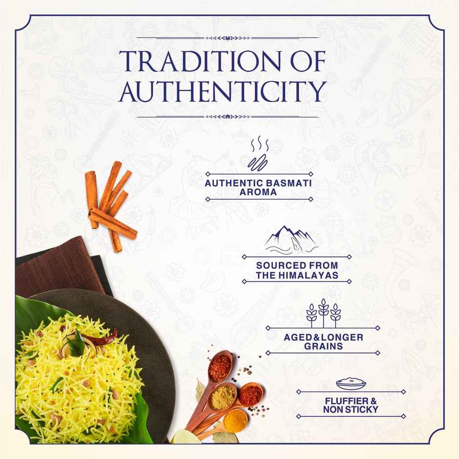 India Gate Traditional Pure Basmati Rice | The Original Basmati Aroma | Aged to Perfection