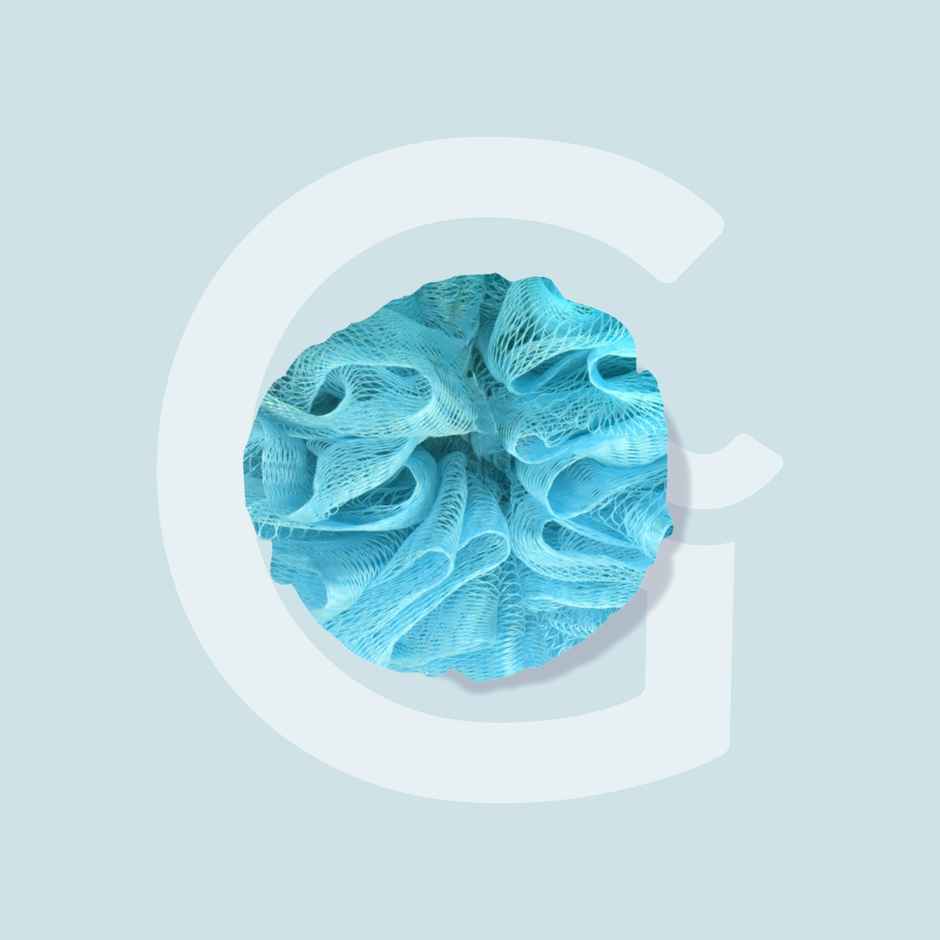 GUBB Luxe Sponge Round Loofah - Arctic