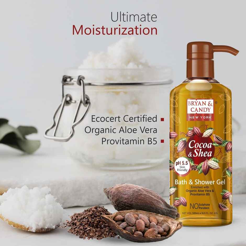 Bryan & Candy Shower Gel With Aloe Vera | Gentle | Moisturizing Body Wash