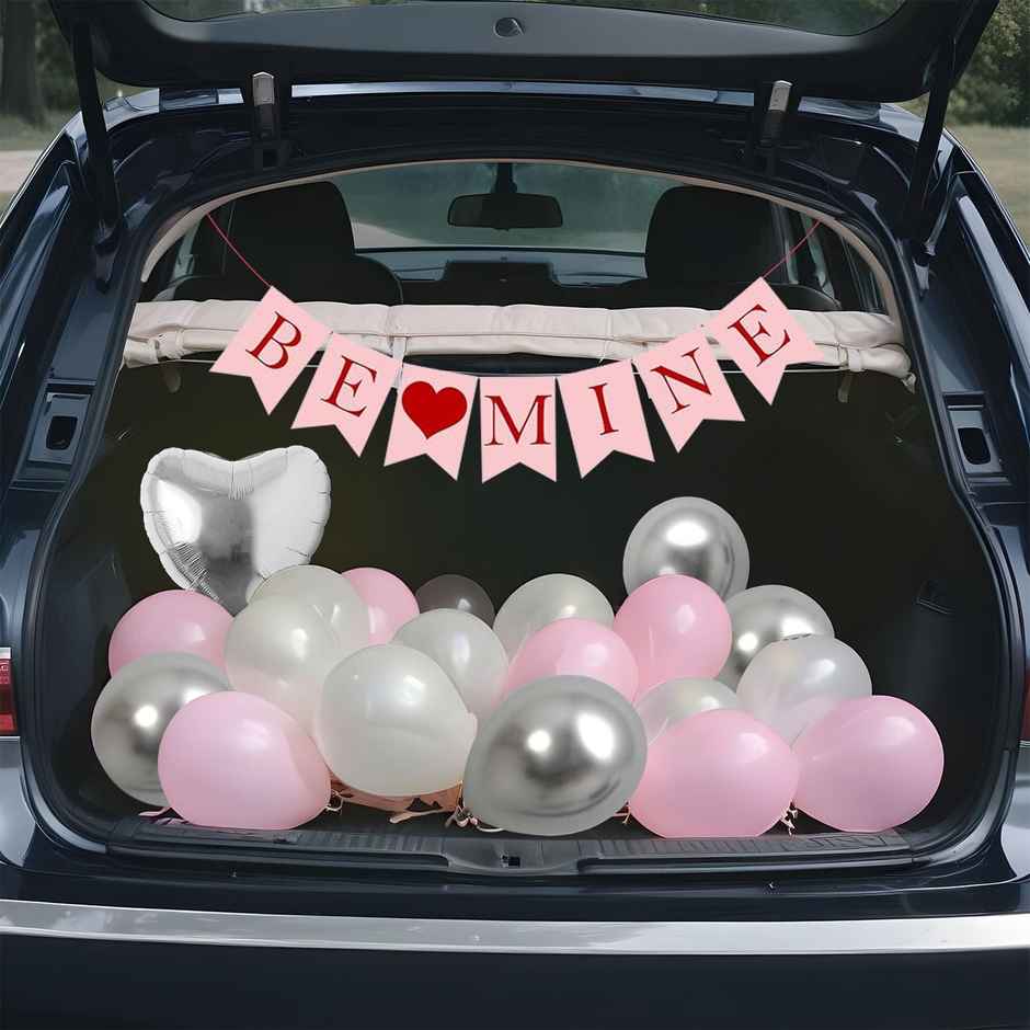 Be Mine Love Balloons and Banner Decoration Kit | Party Propz