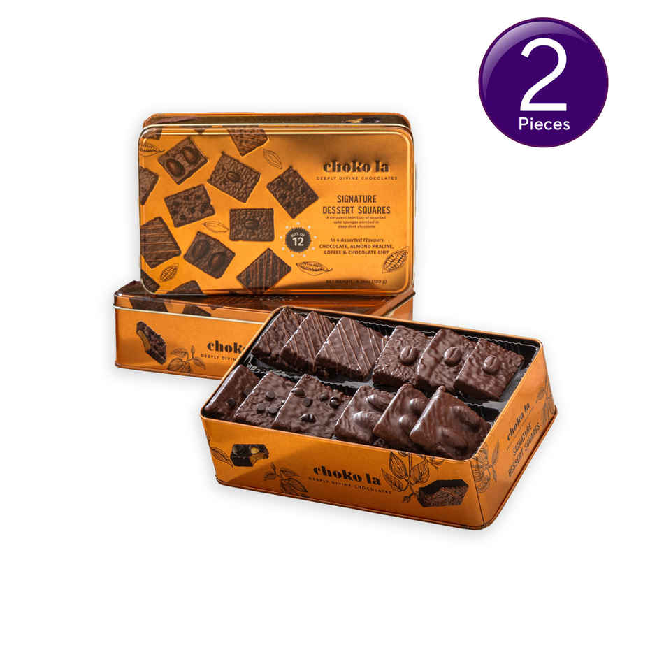 Chokola Signature Dessert Square Chocolate Hamper Combo