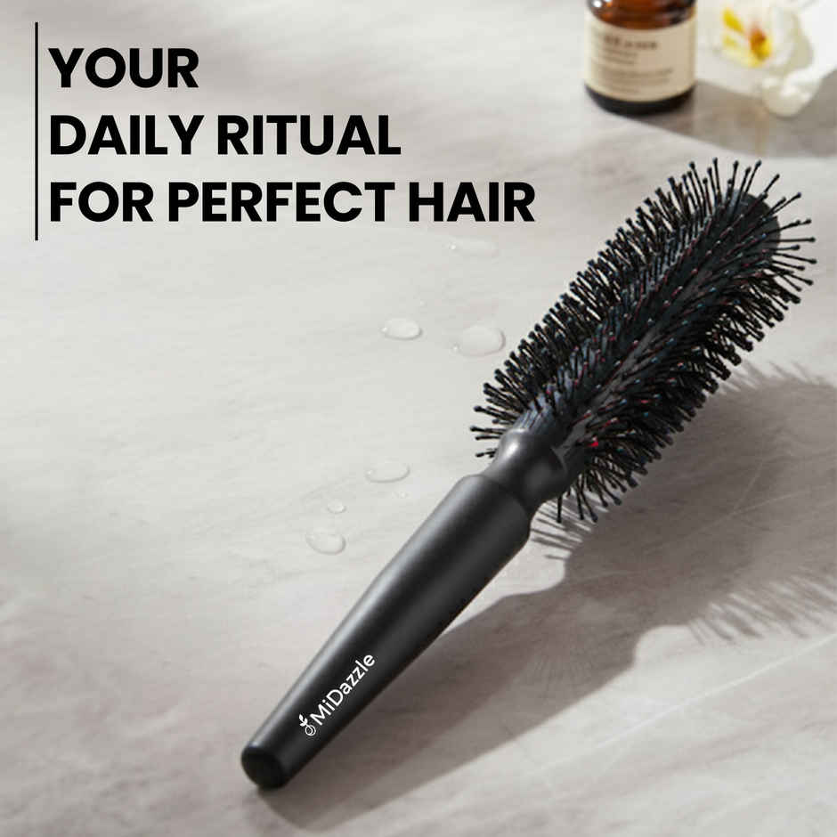Midazzle Round Hair Brush for Curls, Volume & Waves Blow Dry | Assorted