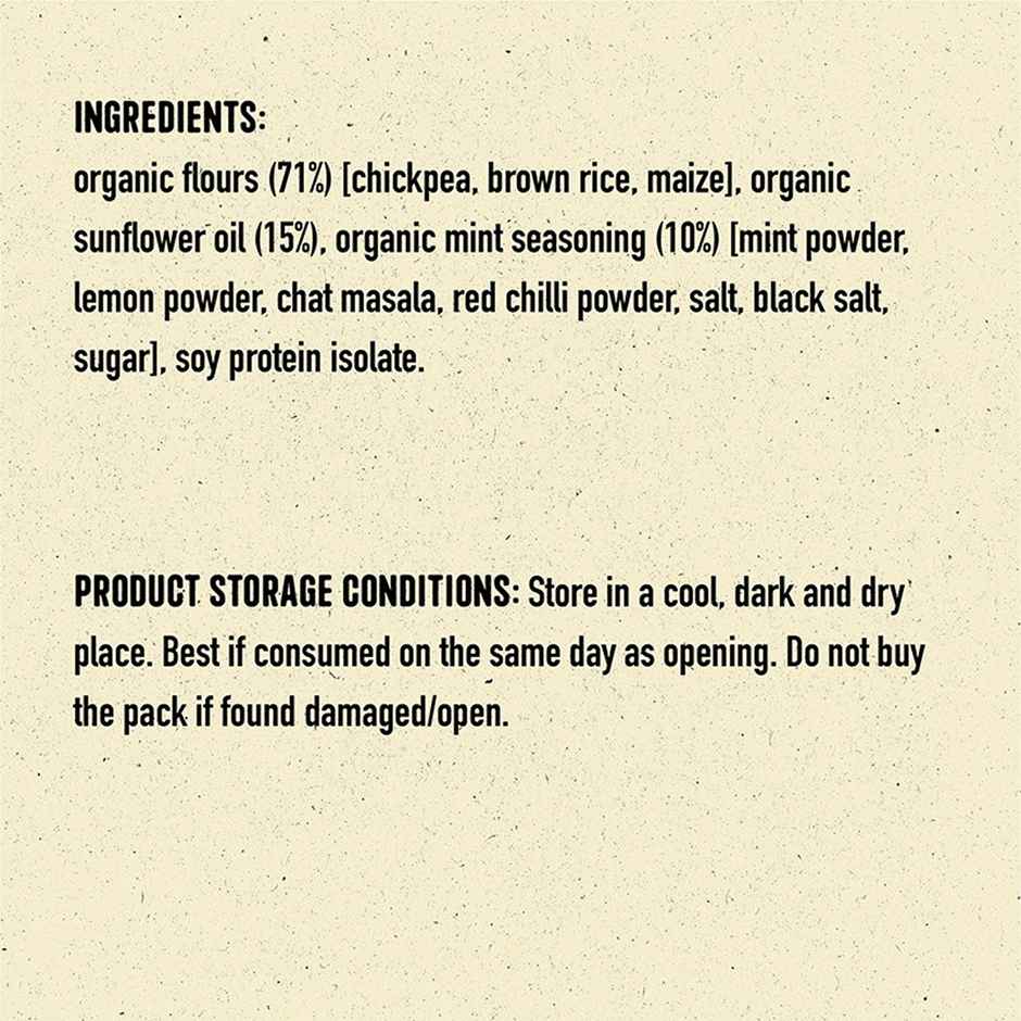 Nourish Organics Popeas Protein Puffs Spicy Mint