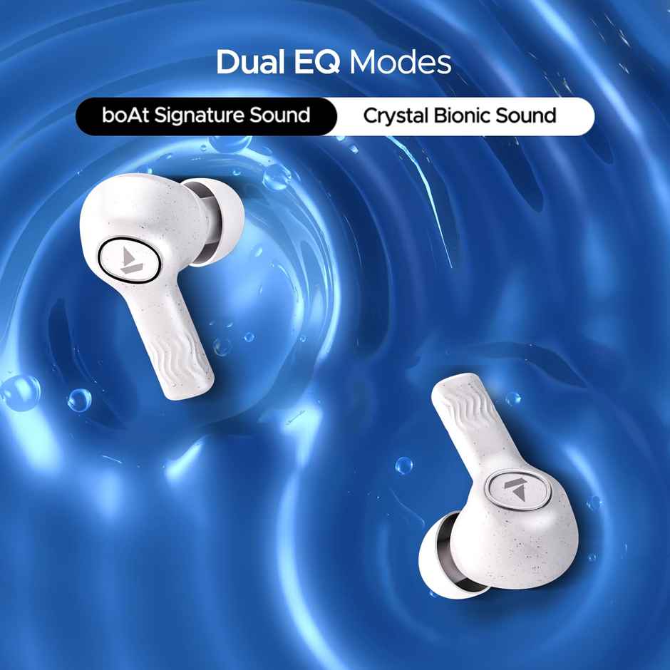 boAt Nirvana Ion ANC TWS Earbuds w/ 120H Playtime, ANC upto 32dB & In-Ear Detection (Quartz White)