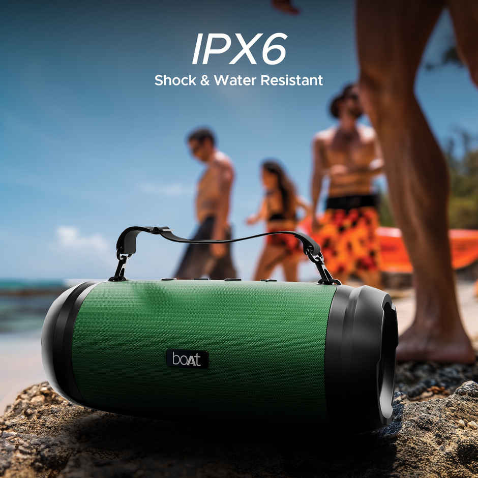 boAt Stone 1500 40W Portable Wireless Speaker with Roaring Sound, Dual EQs, Type-C (Army Green)