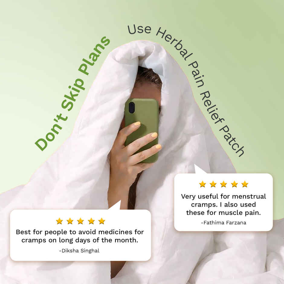 Pee Safe Herbal Pain Relief Patch