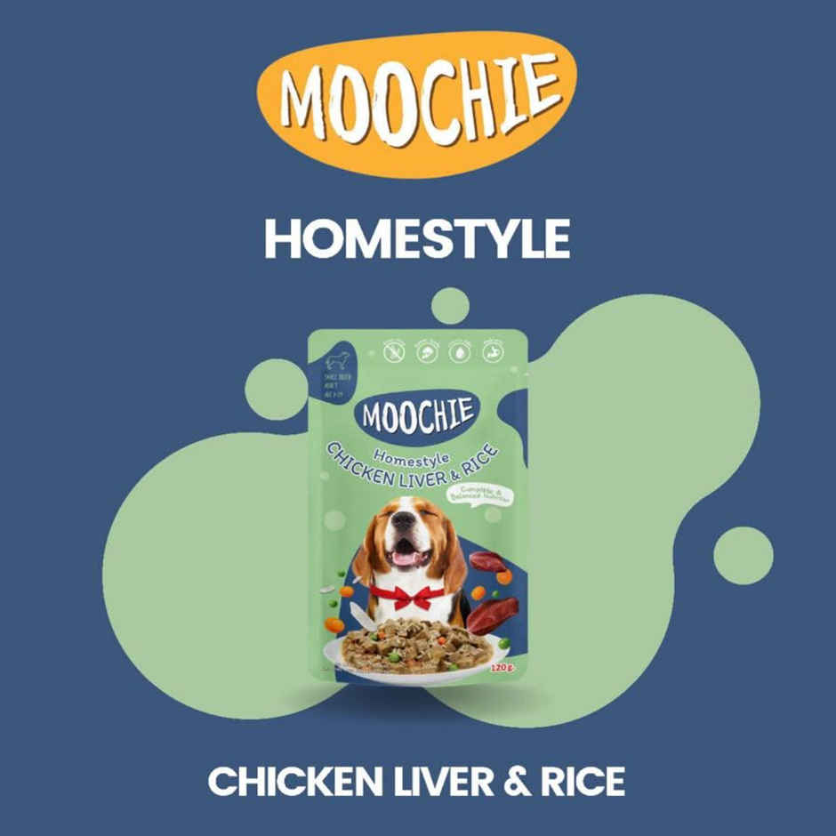 Moochie Dog Wet Gravy FOOD Homestyle With Chicken And Rice
