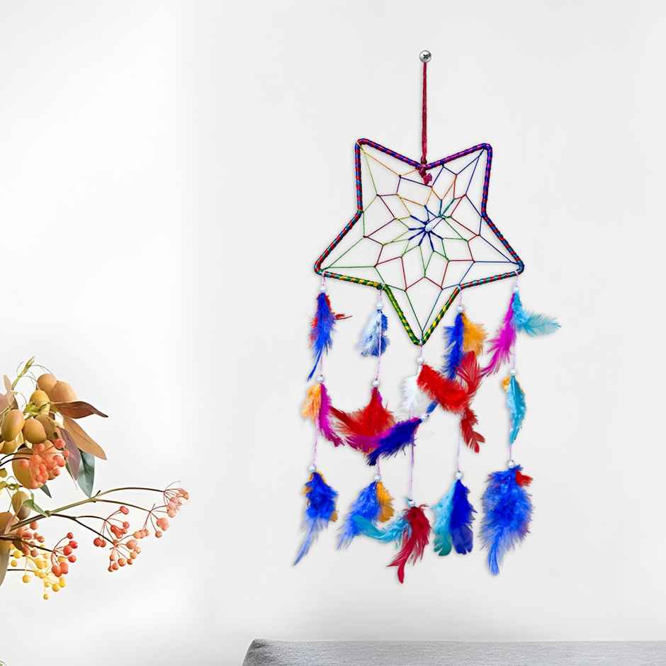 Urbanfix Star Shaped Dream Catcher | Wall Hanging for Bedroom, Car & Living Room Decor