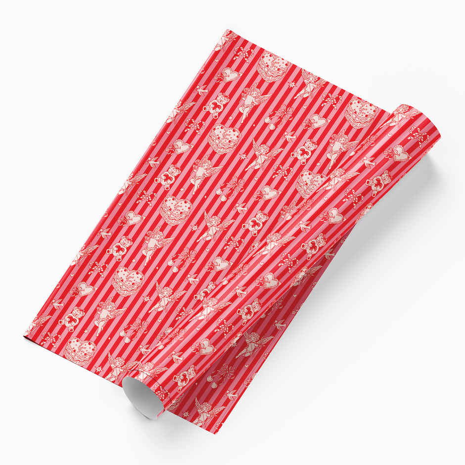 Tiger Notes Gift Wrap | Cupid Stripes