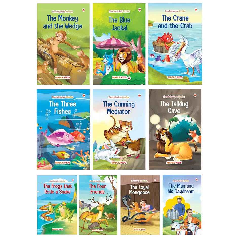 Story Book for Kids (Set of 10 Books) - Panchatantra Stories