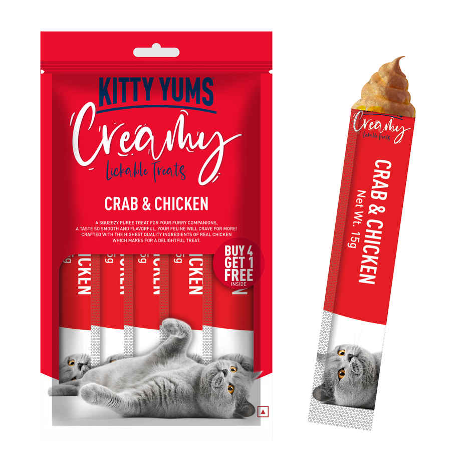 Kitty Yums Creamy Crab and Chicken