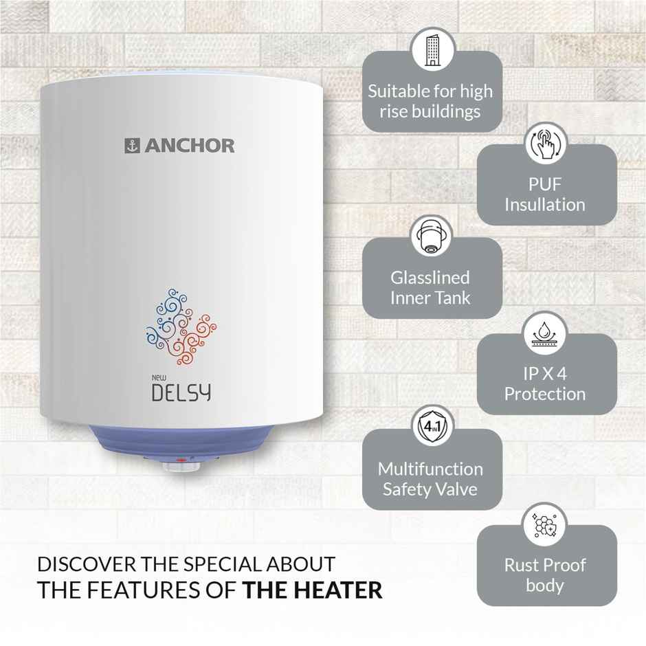 Panasonic New Delsy 15L Storage Geyser