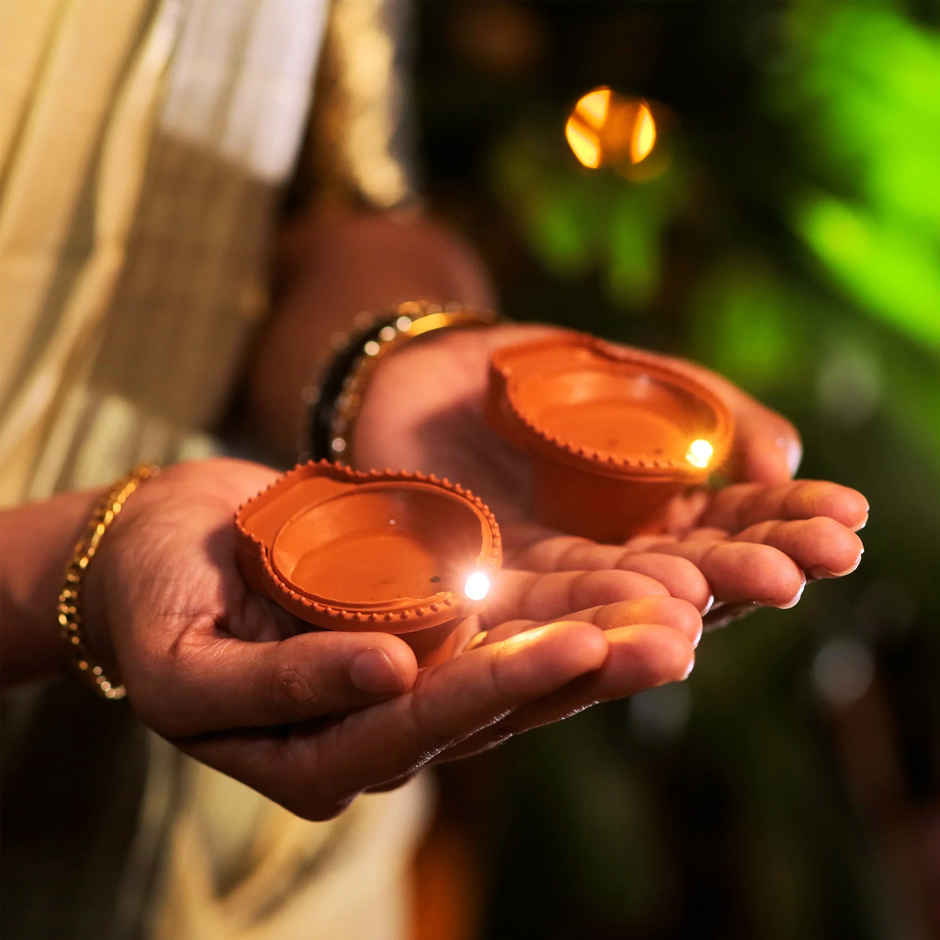 Water Sensor Diya for Diwali, Festive Decoration