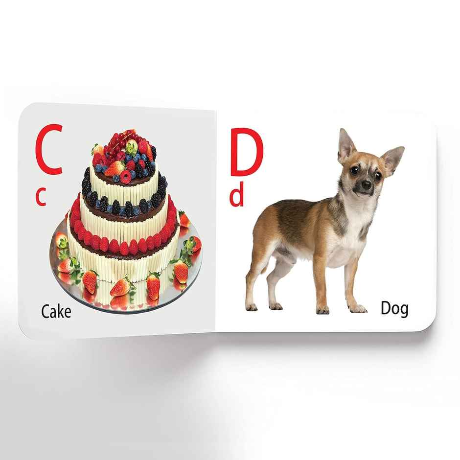 Abc Board Book for Kids Age 0-2 Years Picture Book to Learn Alphabet