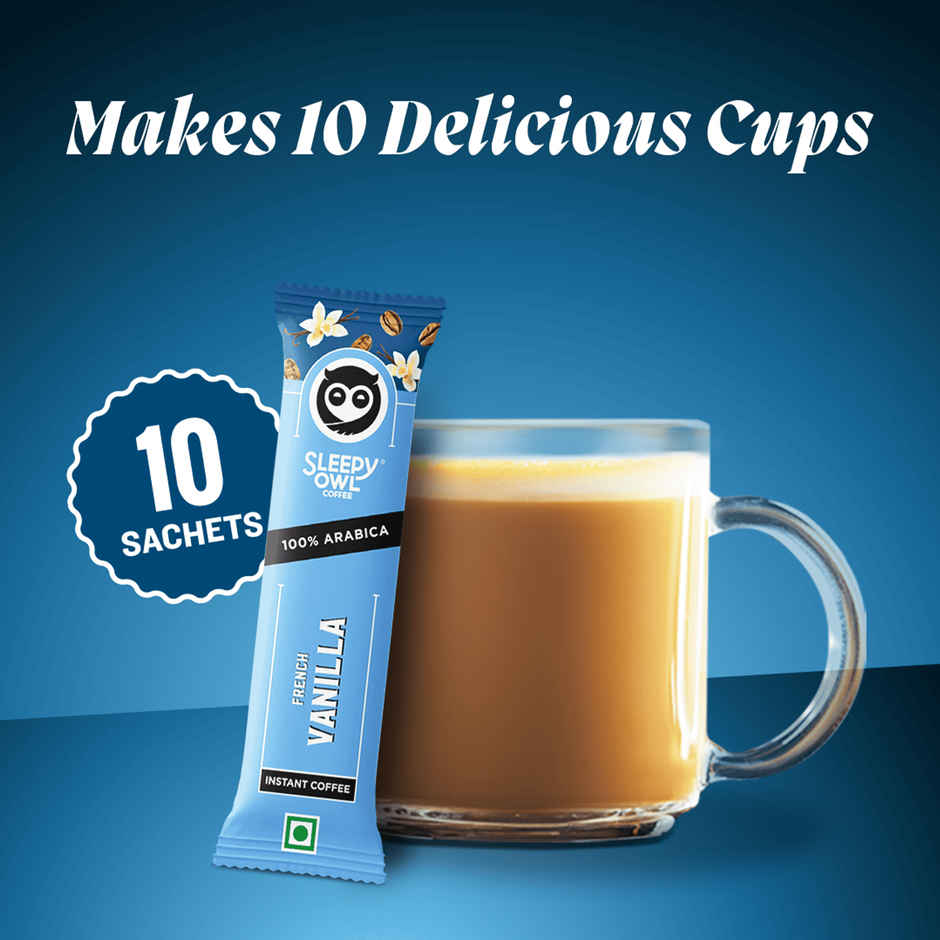 Sleepy Owl French Vanilla 100% Arabica Instant Coffee