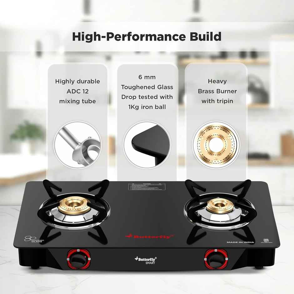 Butterfly Smart 2B Glass Top Stove