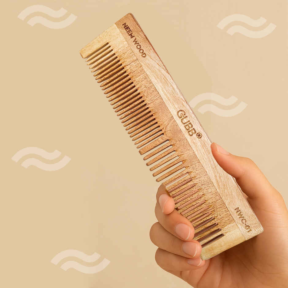 GUBB All Purpose Neem Wood Comb