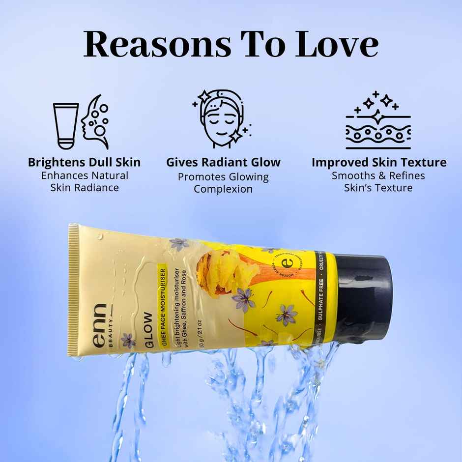 Enn Beauty Glow Oil Free Face Moisturizer With Goodness of Ghee