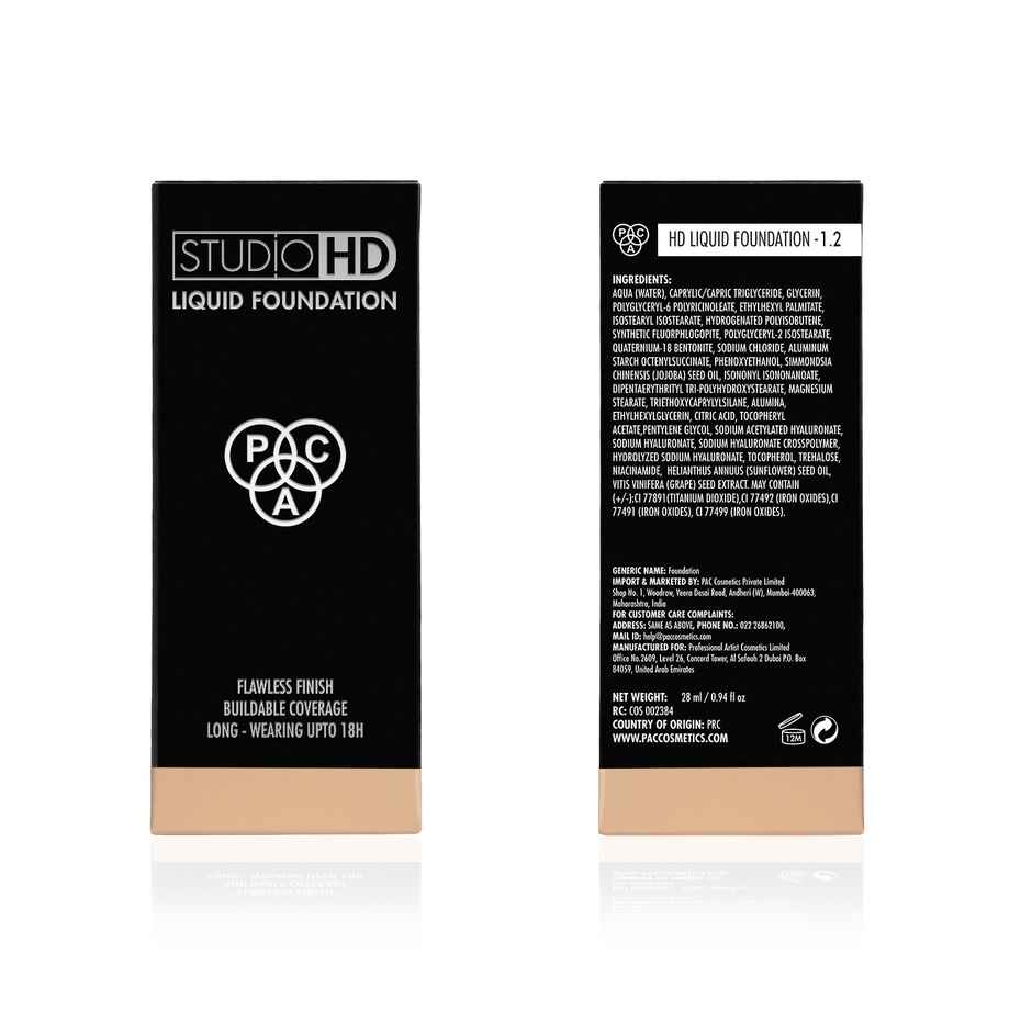 Pac Studio Hd Liquid Foundation (1.2)