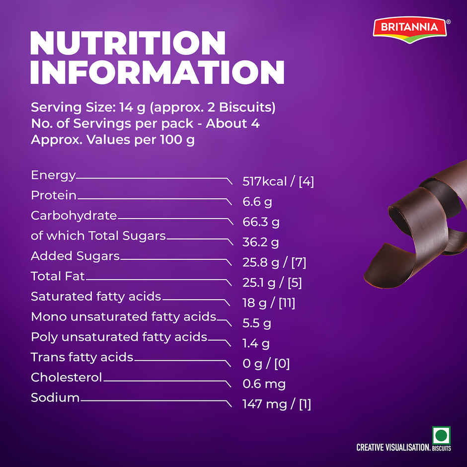 Britannia Treat Rich Creme Choco Flavoured Wafers | Crispy & Chocolatey