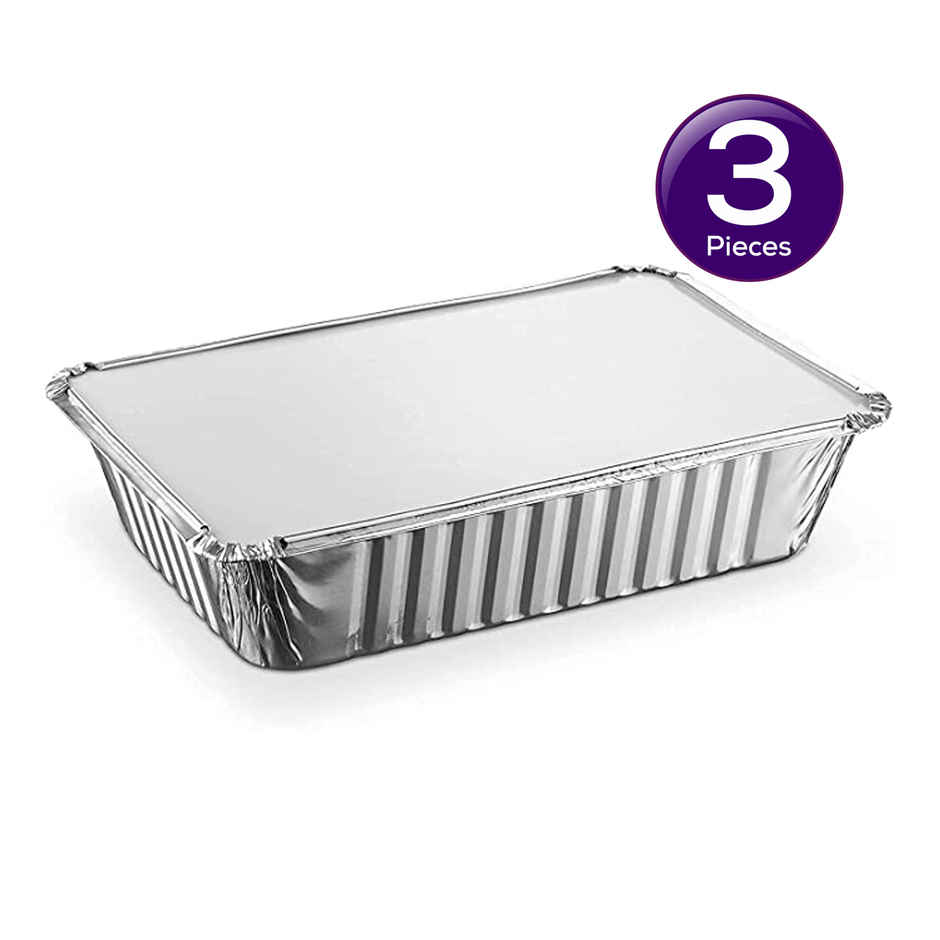 Vinay Trading Foil Container + Lid 250 ml Combo