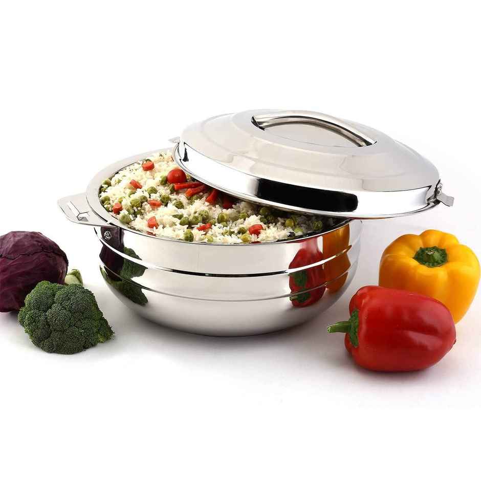 Cello Lumina Stainless Steel Casserole, 1500ml