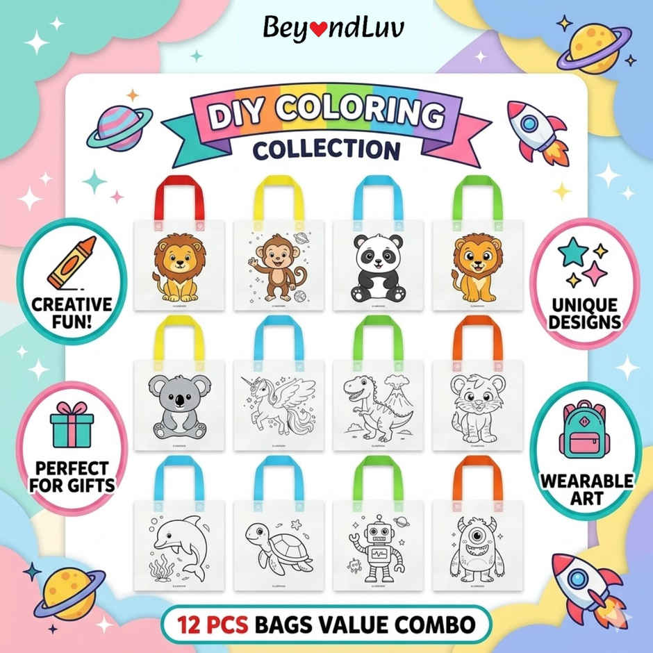 Gift Bags For Kids Birthday Party with Diy Bags | Return Gifts Bags | BeyondLuv