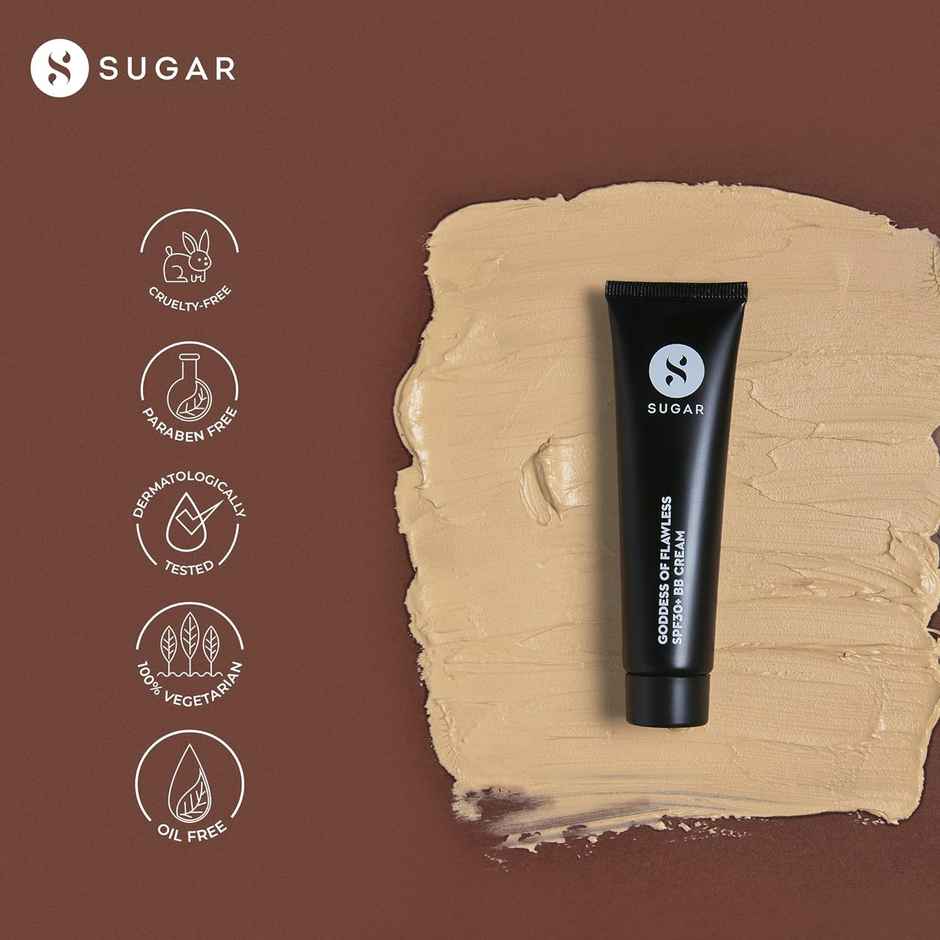 SUGAR Cosmetics Goddess Of Flawless SPF 30+ BB Cream - 07 Vanilla Latte