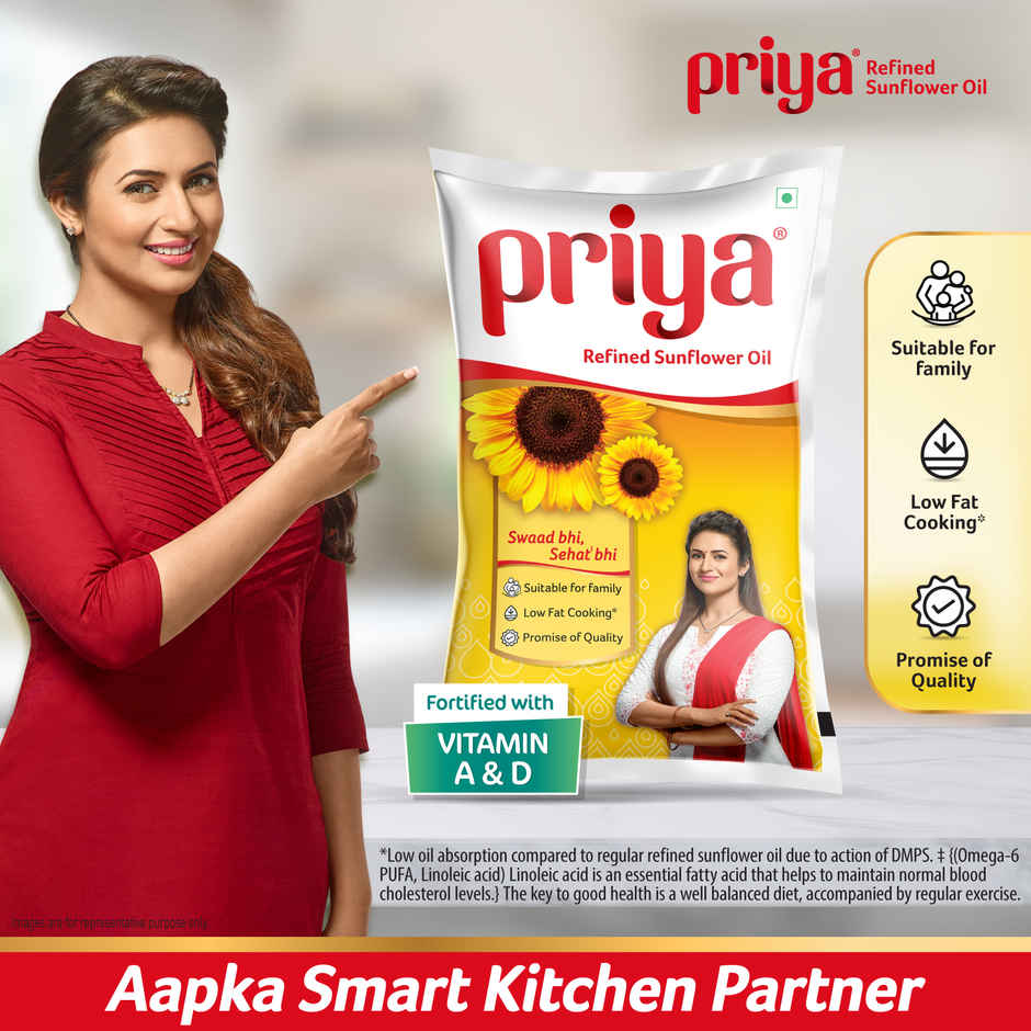 Priya Sunflower Oil | Pouch Combo